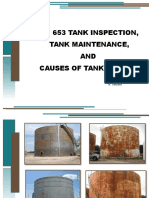 API 653 tank inspections, maintenance, and failure causes