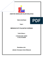 Teks Khutbah Jumaat 8 Julai 2022 - Menghayati Falsafah Korban