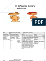 Planificacion Medio Menor Cuerpo Humano