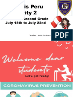 This Is Peru Activity 2: First and Second Grade July 18th To July 22nd