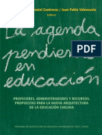 La Agenda Pendiente en Educacion