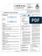 Boletín Oficial de La Nación 21-06-2011