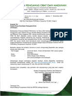 Undangan Desk Monitoring Dan Evaluasi Dak Non Fisik Badan Pom Menu Fasyanfar Ta 2021 Tahp Ii Ke Dinkes Kabupaten Kota