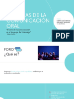 Técnicas de La Comunicación Oral