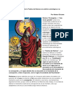 Ensayo de Aplicación de La Trutina de Hermes en Análisis Astrológicos No Tradicionales - Por Nestor Echarte