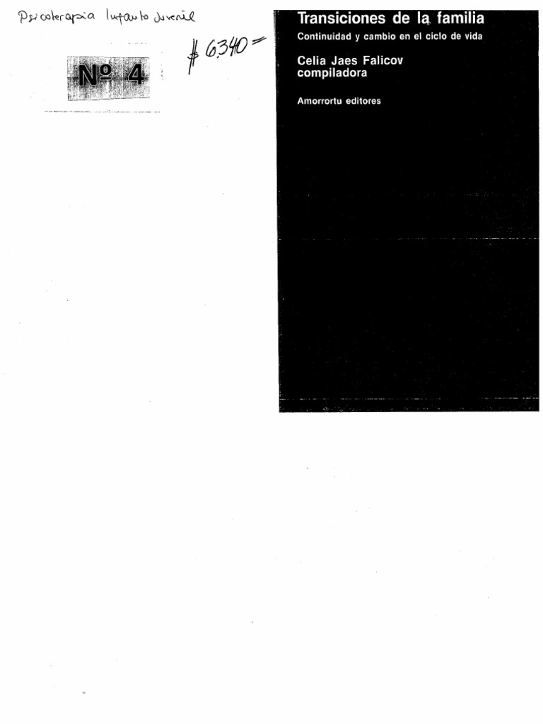 Jaes Celia - Transiciones de La Familia | PDF