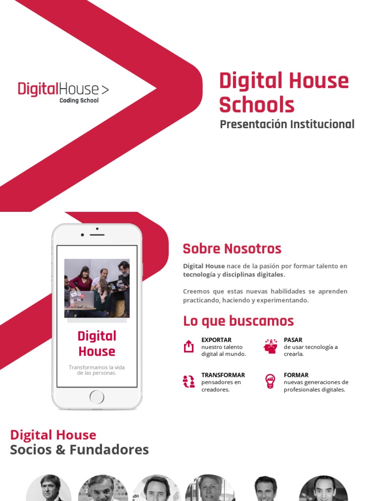 Presentación Institucional de Digital House | PDF | Informática ...