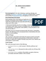 404 - Rural Management Unit - 1 Rural Management Rural Management Is The Study of Planning, Organising, Directing, and