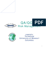 Qa QC Risk Management