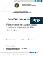 Relatório Parcial IC PrimaDonna