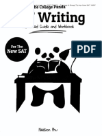 Panda SAT Writing Advanced Guide and Workbook - The College Panda