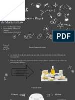 Reações de Adição: Markovnikov e Cicloalcanos