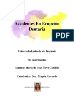 Accidentes en Erupción Dentaria