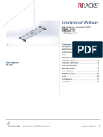 Simulation of Walkway: No Data