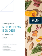 Sweetgreen Nutrition Information