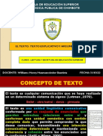 Huamancóndor, W. (2022). El texto. Texto explicativo y argumentativo