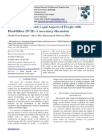 Historical-Social and Legal Aspects of People With Disabilities (PCD) : A Necessary Discussion