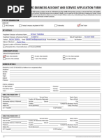 Sme Business Account and Service Application Form: Type of Organisation