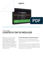 Logitech Tap Scheduler: Data Sheet
