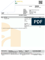 Patient Bill: 0302133-HLH GHC-0422-6633