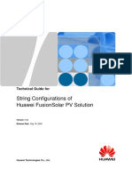 Technical Guide For String Configurations of Huawei FusionSolar PV Solut...