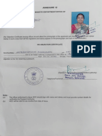NOC Certificate for Passport Application
