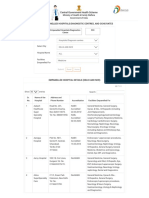 List of Empanelled Hospitals/Diagnostic Centres, and Cghs Rates