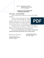 Insolvency Case No.386 of 2010 (CIS Reg - No. 386 / 2010) Order No.51 Dated 22.07.2022