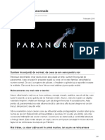 EnergiaConstiintei - Ro - Evenimente Paranormale