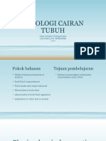 Fisiologi Cairan Tubuh: DRH Nurina Titisari MSC Lab Fisiologi Veteriner 2020