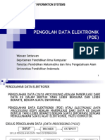 Pengolah Data Elektronik (PDE) : Education Management Information Systems