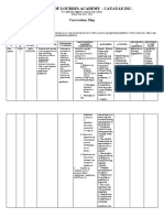 Curriculum Map Format