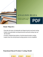 Analisis Biaya: Semester Genap TA 2019 - 2020 Activity-Based Costing