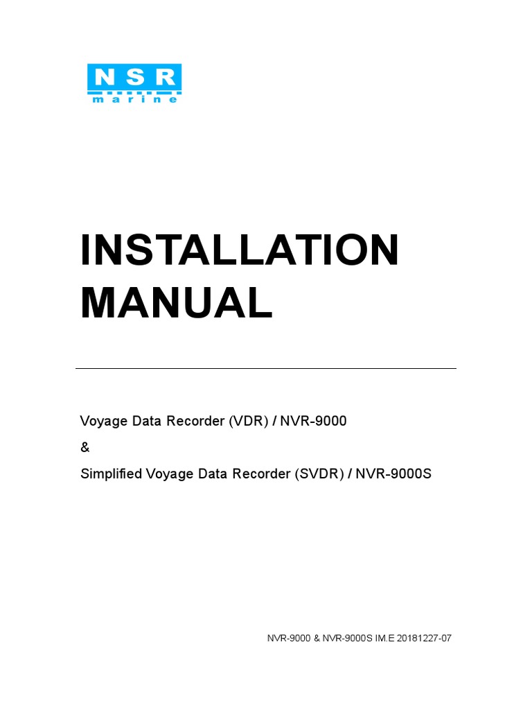 NVR-9000 Installation Manual 20181227 - V7.0 | PDF | Electrical