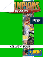 Champions Begins Villain Book