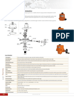 A100 Serisi Ceyrek Turlu Elektrikli Aktuatorler