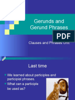 Gerunds and Gerund Phrases