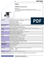 Scheda Tecnica Microscopio Polarizzato Optika B 383POL Geass