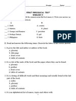 First Periodical Test English 2