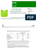 GREENGUARD Gold Certification For Lamitak 28-Dec-22