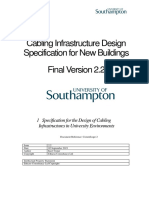 UoS New Building Specification v2.2 EN 50310