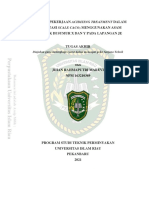 Evaluasi Pekerjaan Acidizing Treatment Dalam Mengatasi Scale Caco Organik Di Sumur X Dan Y Pada Lapangan Je