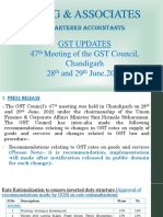 GST Update - 47th GST Council Meeting