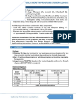 Tuberculosis (TB) : National Antibiotic Guidelines