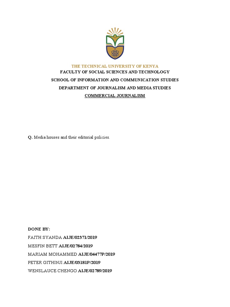 Commercial Journalism JW G3 PDF Editing Mass Media