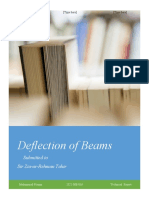 Deflection of Beams: Comparing Cost and Strength