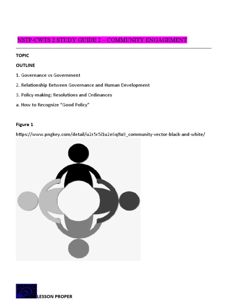 Module 2 Community Engagement Lesson 1 Policies Pdf Policy Governance