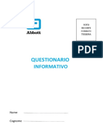 Questionario Informativo Abbott SRL