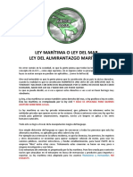 LEY MARÍTIMA O LEY DEL MAR JUSTICIA SOCIAL Por Chemtrails Larioja