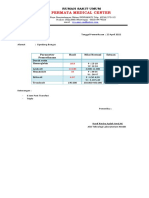 Hasil DR Ny. Tasrinih 23 April 2022